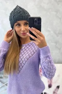 Dámska čiapka Kalina K362 tmavosivá