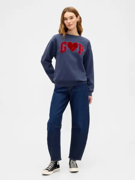GAP oversize mikina s logom