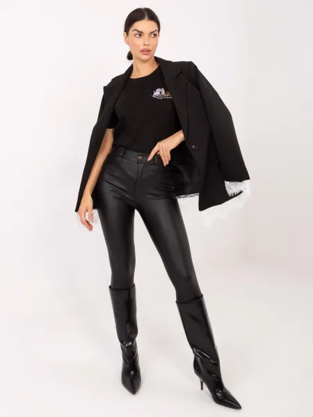 Čierny dámsky blazer