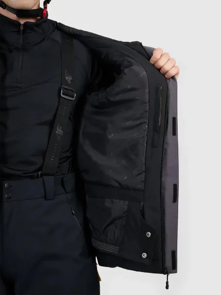 4F TECHNICAL JACKET Pánska zimná bunda, čierna, veľkosť