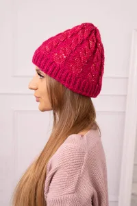 Dámska čiapka Kalina K362 fuchsia