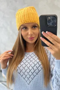 Dámska čiapka Rebeka K345 horčicová