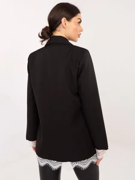 Čierny dámsky blazer