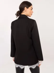 Čierny dámsky blazer