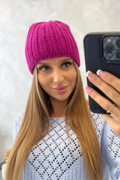 Kesi Dámska čiapka Rebeka K345 fuchsiová