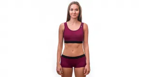 Dámska podprsenka Sensor Active merino červená (17200025) M