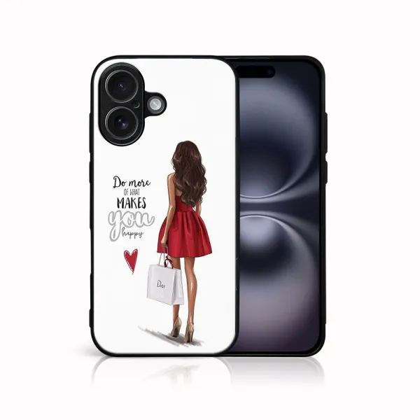 MY ART Ochranný kryt pre Apple iPhone 17 RED DRESS (137)