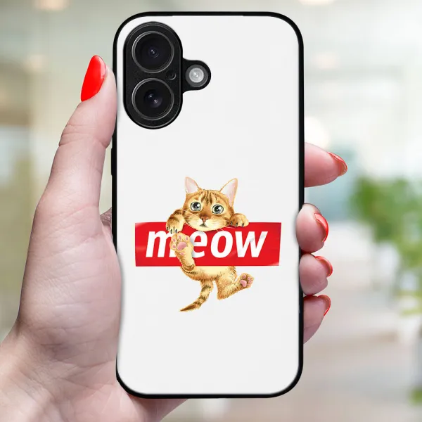 MY ART Ochranný kryt pre Apple iPhone 17 MEOW (183)