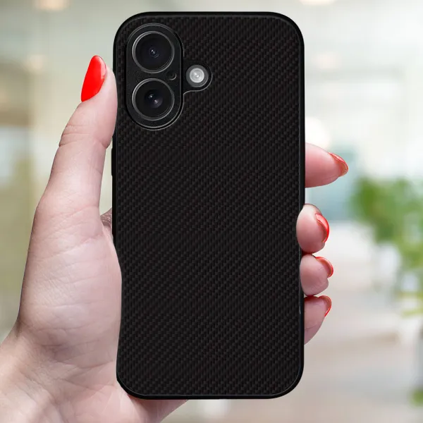 MY ART Ochranný kryt pre Apple iPhone 17 CARBON (231)