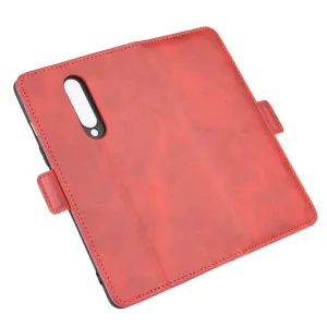 SIDE Peňaženkové puzdro pre OnePlus 8 červené