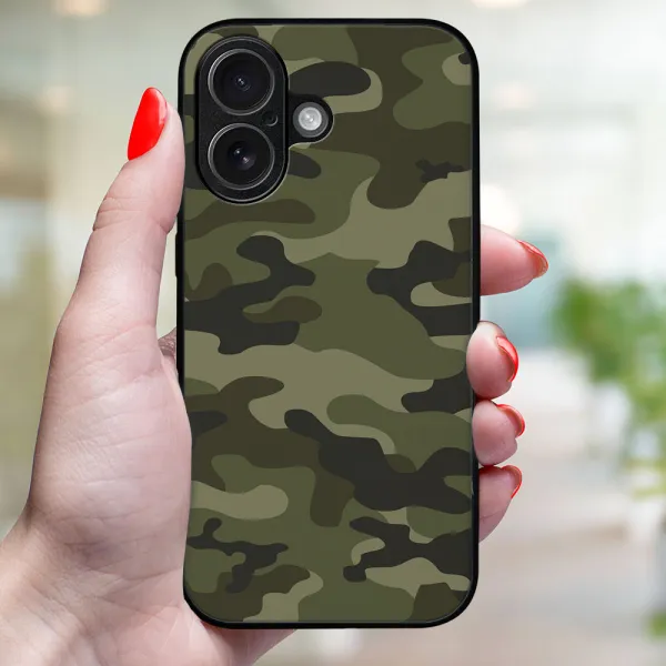 MY ART Ochranný kryt pre Apple iPhone 17 GREEN CAMO (235)