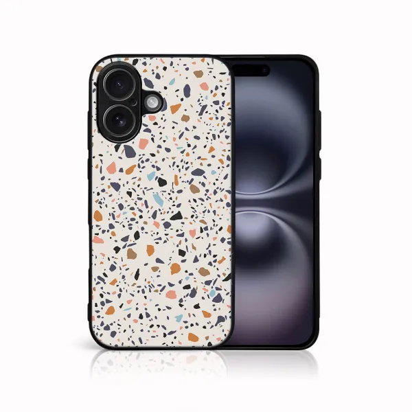 MY ART Ochranný kryt pre Apple iPhone 17 BEIGE TERRAZZO (162)