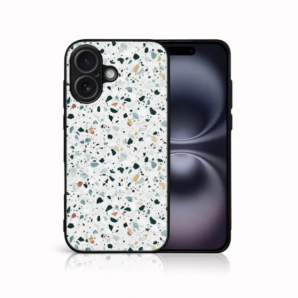 MY ART Ochranný kryt pre Apple iPhone 17 GREY TERRAZZO (163)