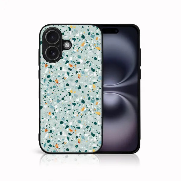 MY ART Ochranný kryt pre Apple iPhone 17 BLUE TERRAZZO (164)