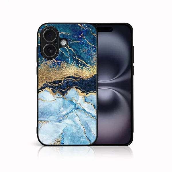MY ART Ochranný kryt pre Apple iPhone 17 BLUE MARBLE (141)