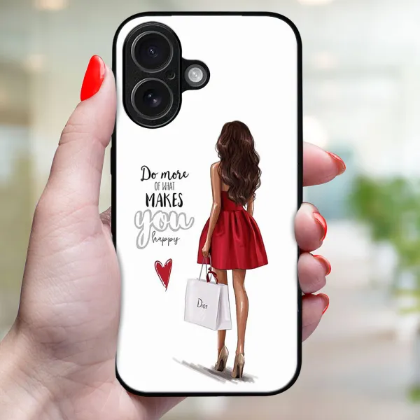 MY ART Ochranný kryt pre Apple iPhone 17 RED DRESS (137)