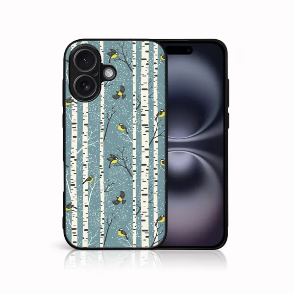MY ART Kryt s vianočným dizajnom Apple iPhone 17 BIRCH (072)