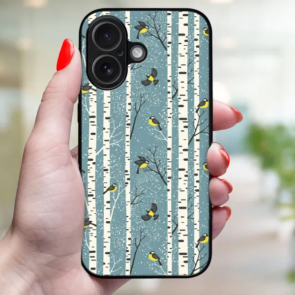 MY ART Kryt s vianočným dizajnom Apple iPhone 17 BIRCH (072)