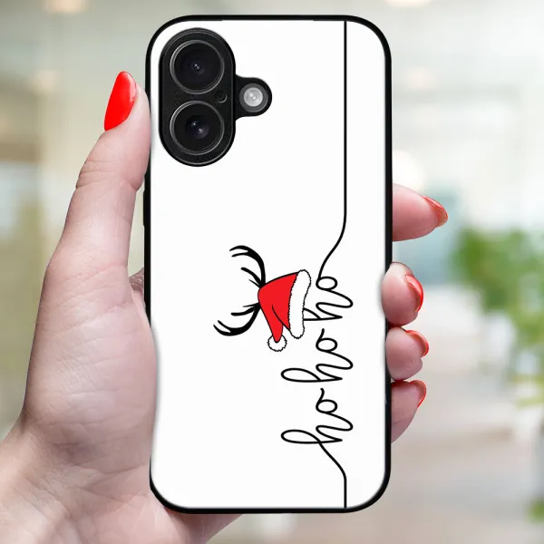 MY ART Kryt s vianočným dizajnom Apple iPhone 17 HOHOHO (073)