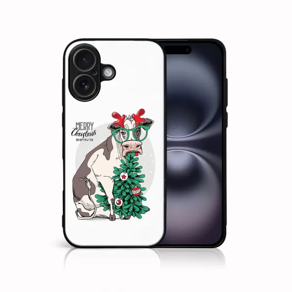 MY ART Kryt s vianočným dizajnom Apple iPhone 17 MERRY CHRISTMAS (074)
