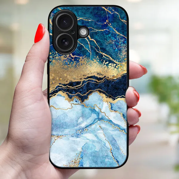 MY ART Ochranný kryt pre Apple iPhone 17 BLUE MARBLE (141)