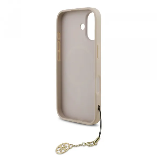 GUESS 4G CHARM Kryt s príveskom Apple iPhone 17 PINK