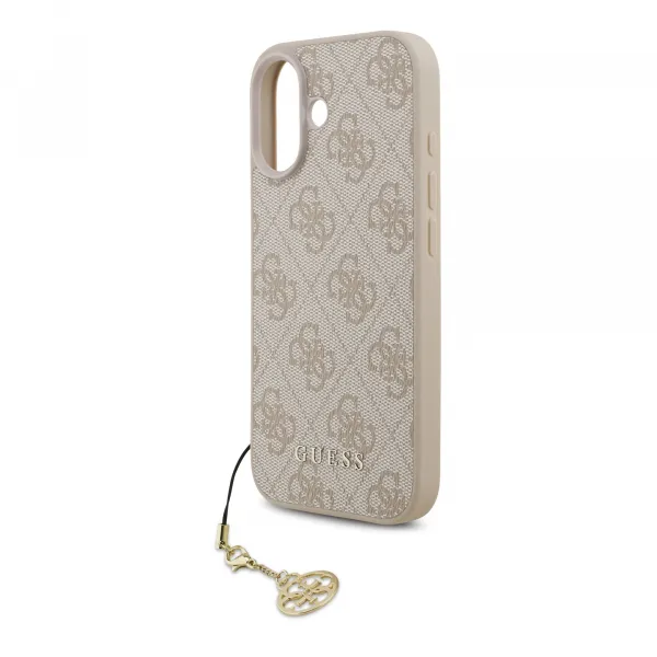 GUESS 4G CHARM Kryt s príveskom Apple iPhone 17 PINK