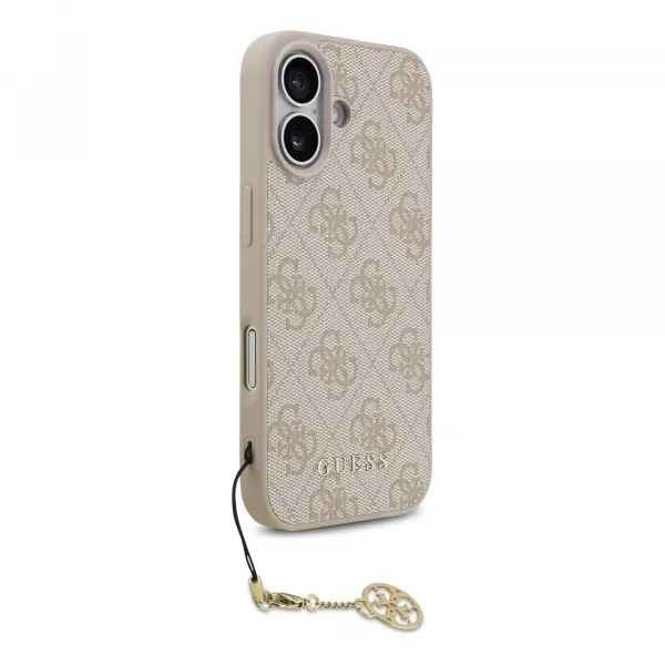 GUESS 4G CHARM Kryt s príveskom Apple iPhone 17 PINK
