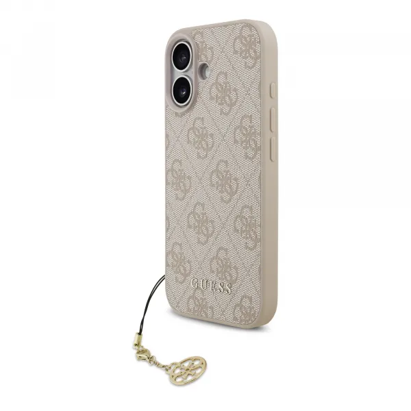 GUESS 4G CHARM Kryt s príveskom Apple iPhone 17 PINK