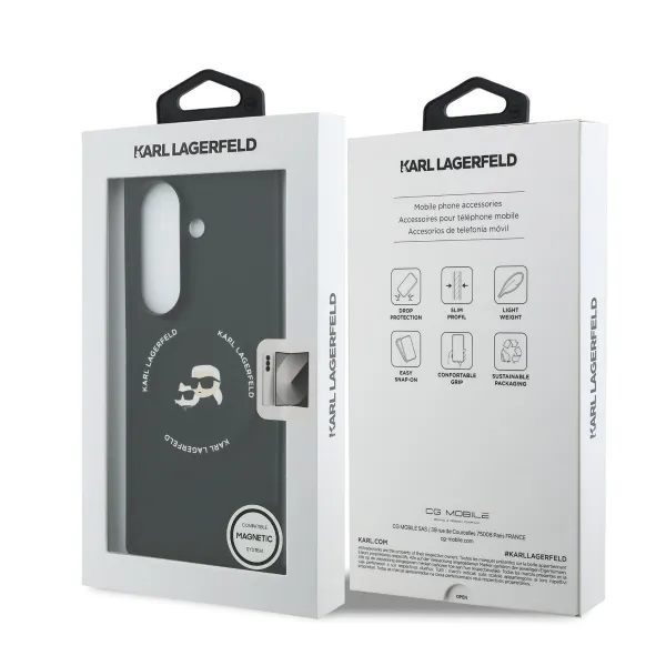 KARL LAGERFELD CHOUPETTE MAGSAFE Puzdro pre Samsung Galaxy Z Fold7 5G BLACK