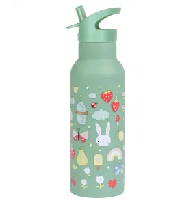 A Little Lovely Company - antikorová fľaša na pitie, 500 ml - radosť