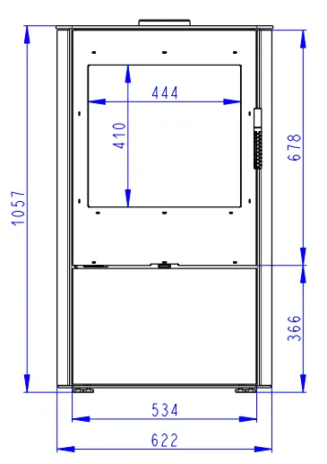 ROMOTOP SONE plech - krbové kachle SONYE 30