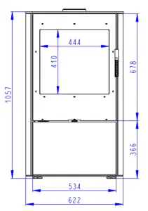 ROMOTOP SONE plech - krbové kachle SONYE 30