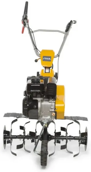 Benzínový kultivátor Stiga SRC 775 RG poskladaný