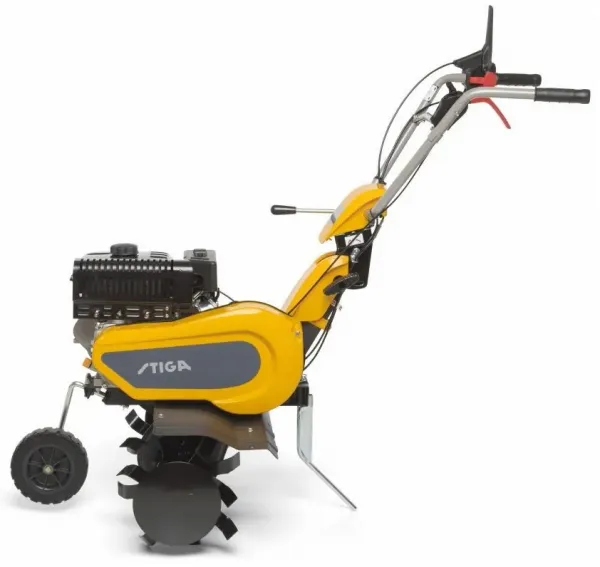 Benzínový kultivátor Stiga SRC 775 RG poskladaný