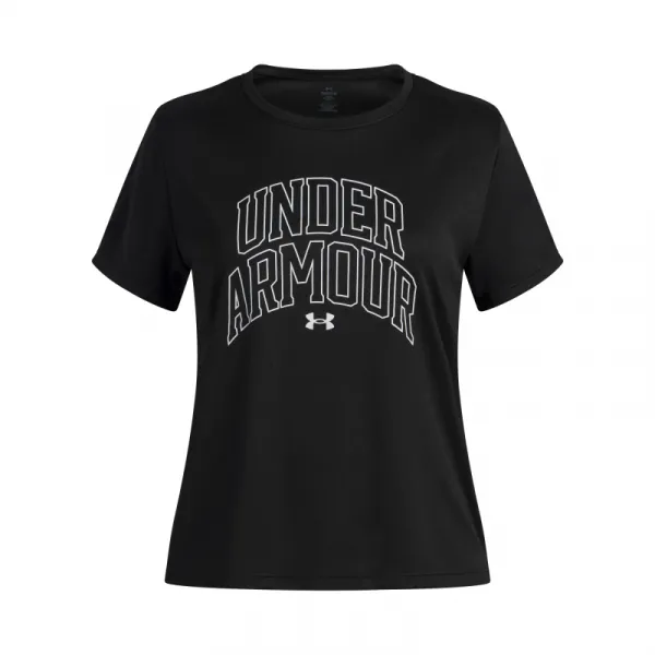 Dievčenské tréningové tričko s krátkym rukávom UNDER ARMOUR Tech Varsity Graphic SS