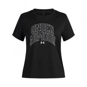Dievčenské tréningové tričko s krátkym rukávom UNDER ARMOUR Tech Varsity Graphic SS