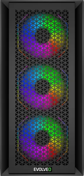 EVOLVEO Rhino, eATX/ATX/4x ARGB/bočnice sklo/mesh