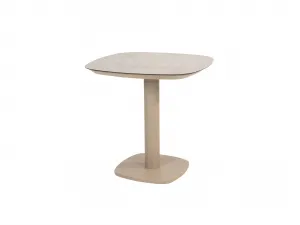 Manolo balkónový stolík 75x75 cm latte