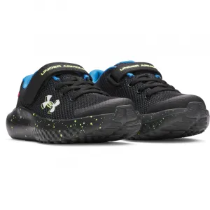 Chlapčenská športová obuv (tréningová) UNDER ARMOUR UA BPS Surge 4 AC K black high vis yellow white
