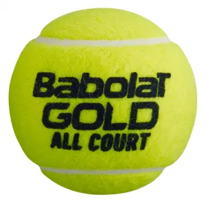 Tenisové loptičky 4ks BABOLAT GOLD ALL COURT X4