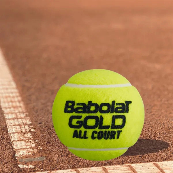 Tenisové loptičky 4ks BABOLAT GOLD ALL COURT X4