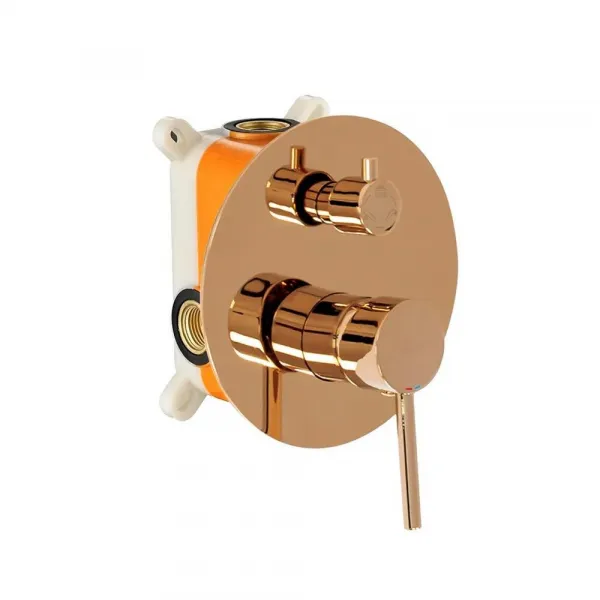 REA - Podomietková kúpeľňová sada LUNGO Copper + BOX REA-P7998
