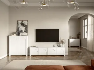 Vivaldi Nočný stolík Arco 50 cm biela
