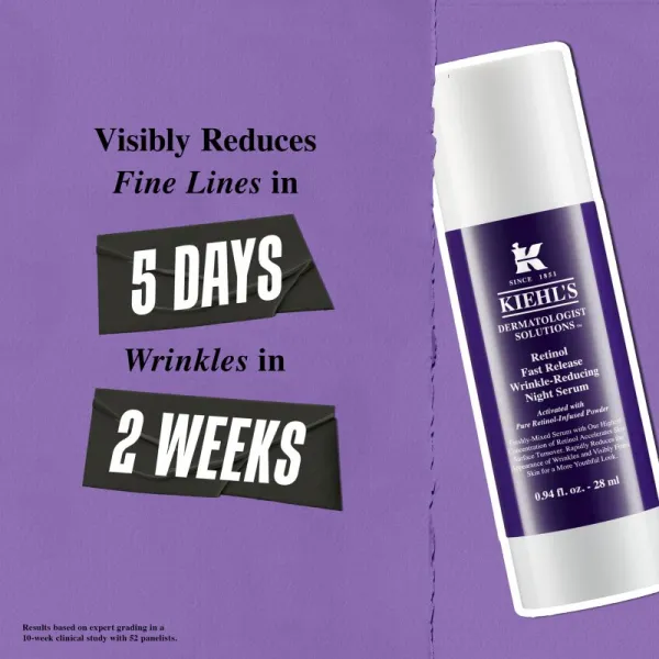 Kiehl's Dermatologist Solutions Retinol Skin-Renewing Daily Micro-Dose Serum protivráskové retinolové sérum pre všetky typy pleti vrátane citlivej pre