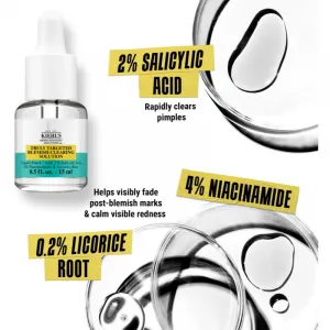 Kiehl's Dermatologist Solutions Truly Targeted Blemish-Clearing Solution sérum na aknóznu pleť pre ženy 15 ml