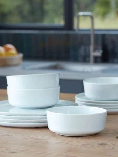 Collective miska na cereálie / polievku Ø15cm, biela, set 2ks - LSA International