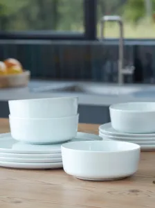Collective miska na cereálie / polievku Ø15cm, biela, set 2ks - LSA International
