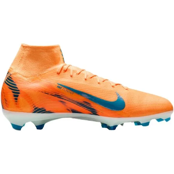 Nike ZOOM MERCURIAL SUPERFLY 10 PRO KM FG Pánske kopačky, oranžová, veľkosť 43