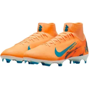 Nike ZOOM MERCURIAL SUPERFLY 10 PRO KM FG Pánske kopačky, oranžová, veľkosť 43